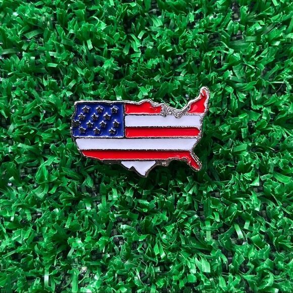 USA Flag Country Enamel Pin/ Brooch Lapel - Picture 6 of 6